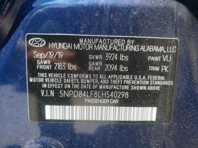 Photo 9 VIN: 5NPD84LF8LH540298 - HYUNDAI ELANTRA 