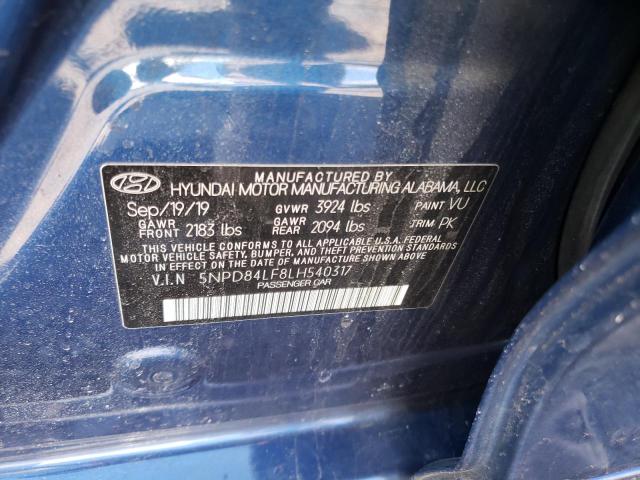 Photo 11 VIN: 5NPD84LF8LH540317 - HYUNDAI ELANTRA SE 