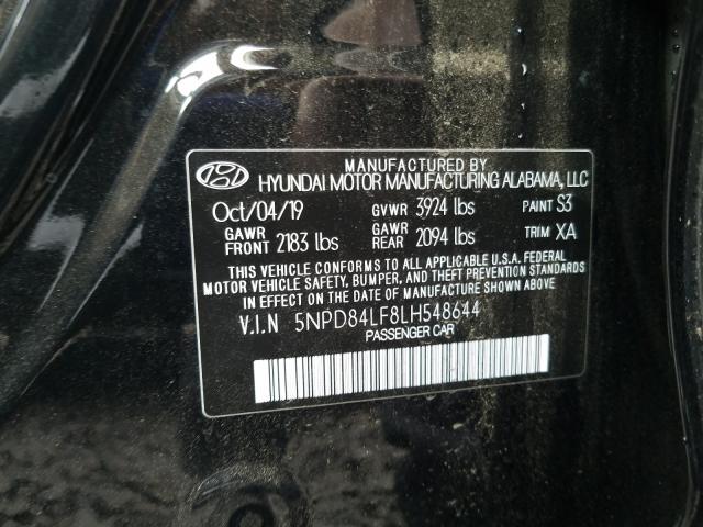 Photo 9 VIN: 5NPD84LF8LH548644 - HYUNDAI ELANTRA SE 