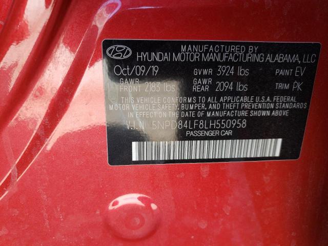 Photo 11 VIN: 5NPD84LF8LH550958 - HYUNDAI ELANTRA SE 