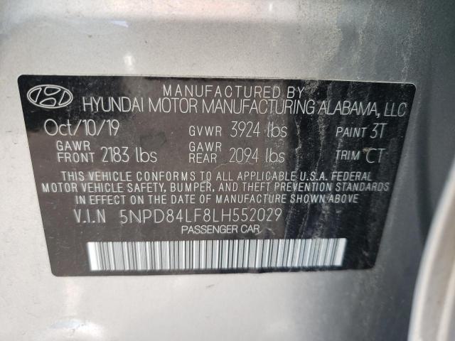 Photo 9 VIN: 5NPD84LF8LH552029 - HYUNDAI ELANTRA SE 