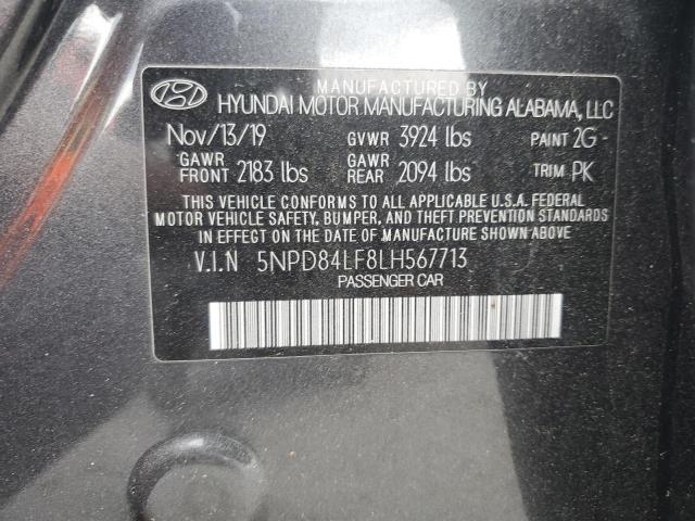 Photo 11 VIN: 5NPD84LF8LH567713 - HYUNDAI ELANTRA SE 