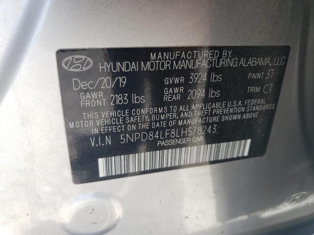 Photo 11 VIN: 5NPD84LF8LH578243 - HYUNDAI ELANTRA SE 