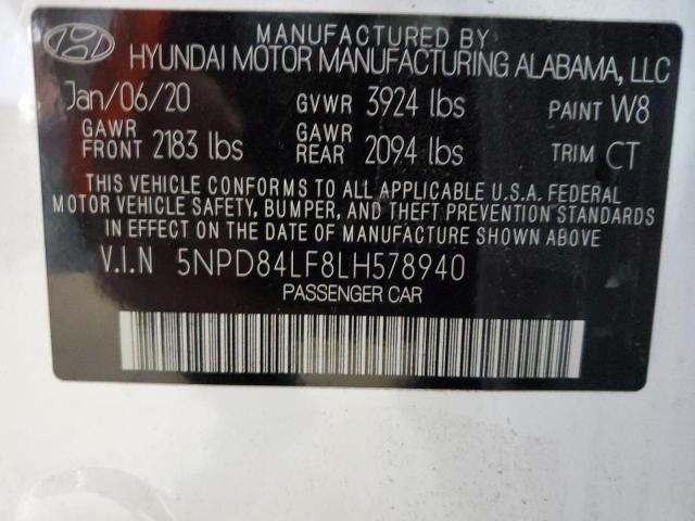 Photo 11 VIN: 5NPD84LF8LH578940 - HYUNDAI ELANTRA 