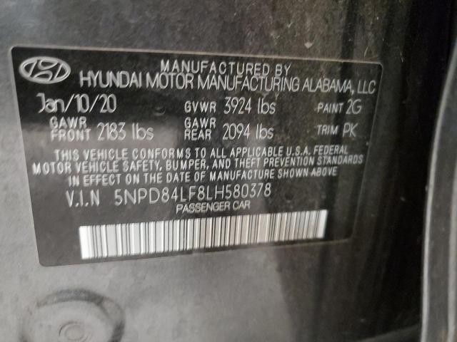 Photo 12 VIN: 5NPD84LF8LH580378 - HYUNDAI ELANTRA SE 