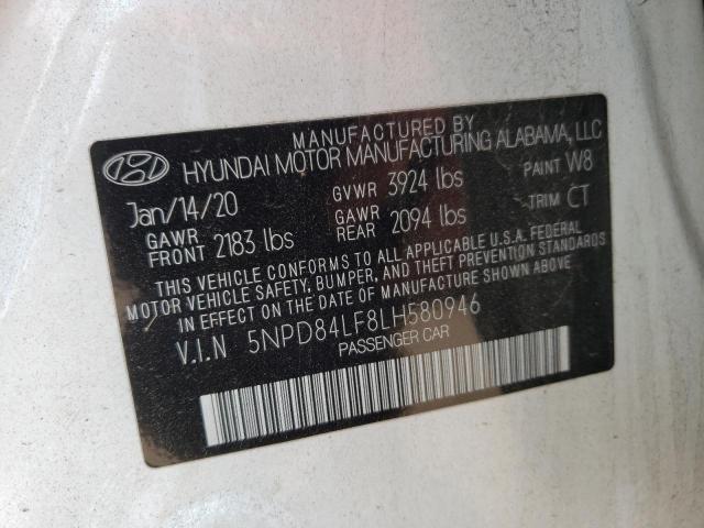 Photo 11 VIN: 5NPD84LF8LH580946 - HYUNDAI ELANTRA SE 