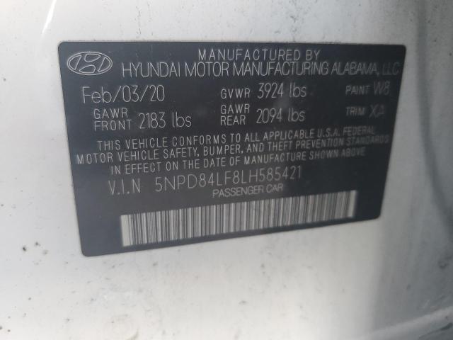 Photo 11 VIN: 5NPD84LF8LH585421 - HYUNDAI ELANTRA SE 