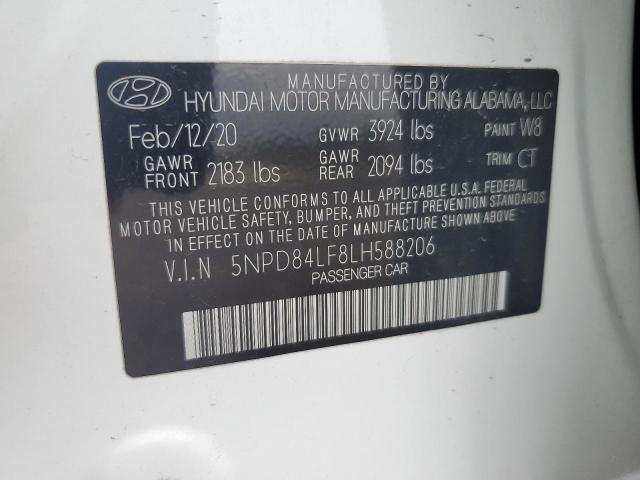 Photo 11 VIN: 5NPD84LF8LH588206 - HYUNDAI ELANTRA SE 