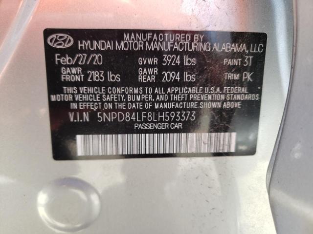 Photo 9 VIN: 5NPD84LF8LH593373 - HYUNDAI ELANTRA SE 