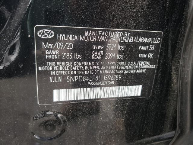 Photo 9 VIN: 5NPD84LF8LH596189 - HYUNDAI ELANTRA SE 