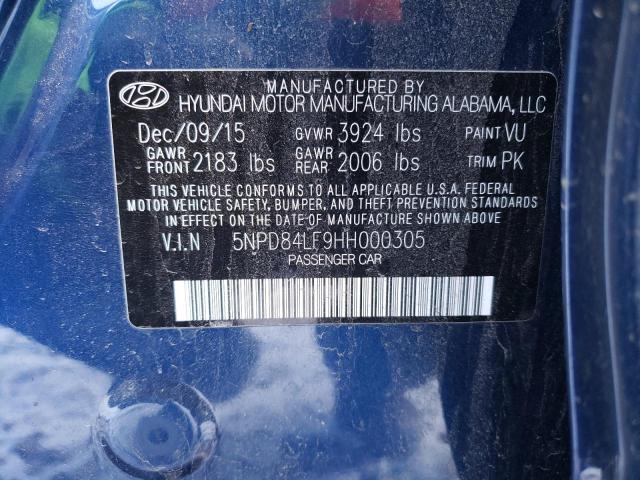 Photo 11 VIN: 5NPD84LF9HH000305 - HYUNDAI ELANTRA SE 