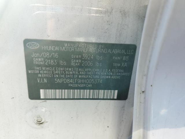 Photo 12 VIN: 5NPD84LF9HH005374 - HYUNDAI ELANTRA 