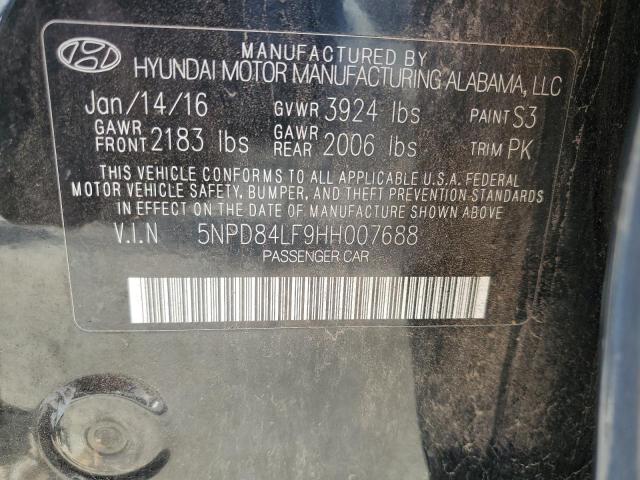 Photo 11 VIN: 5NPD84LF9HH007688 - HYUNDAI ELANTRA SE 