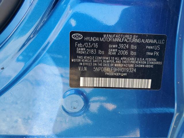 Photo 12 VIN: 5NPD84LF9HH019324 - HYUNDAI ELANTRA SE 