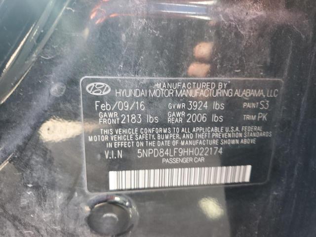 Photo 11 VIN: 5NPD84LF9HH022174 - HYUNDAI ELANTRA 