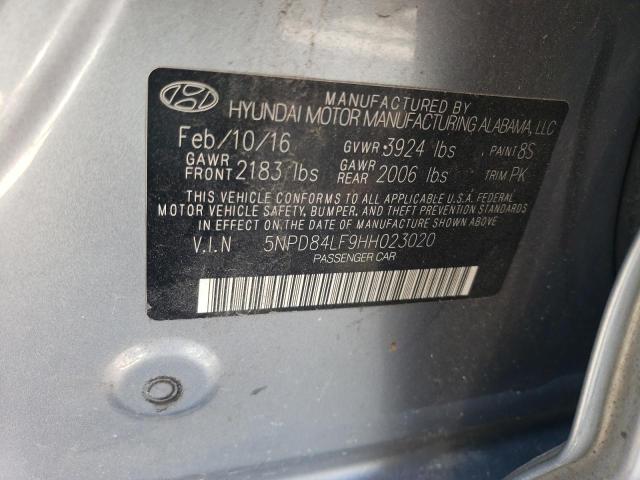 Photo 11 VIN: 5NPD84LF9HH023020 - HYUNDAI ELANTRA SE 