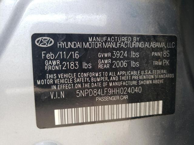 Photo 12 VIN: 5NPD84LF9HH024040 - HYUNDAI ELANTRA SE 