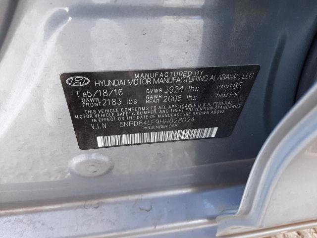 Photo 9 VIN: 5NPD84LF9HH028024 - HYUNDAI ELANTRA SE 