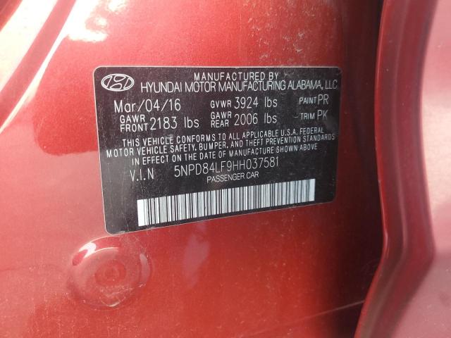 Photo 11 VIN: 5NPD84LF9HH037581 - HYUNDAI ELANTRA SE 