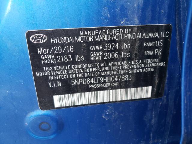 Photo 12 VIN: 5NPD84LF9HH047883 - HYUNDAI ELANTRA SE 