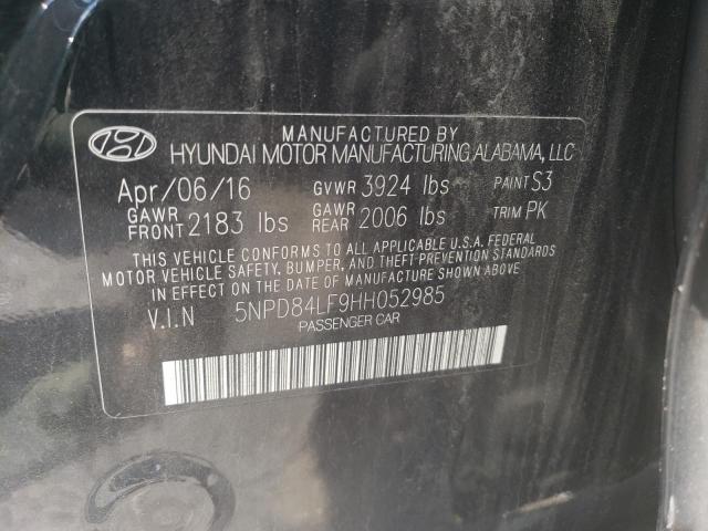 Photo 11 VIN: 5NPD84LF9HH052985 - HYUNDAI ELANTRA 