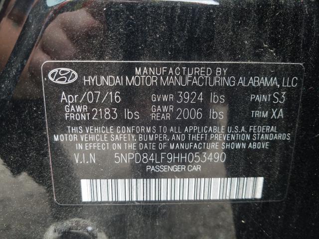 Photo 9 VIN: 5NPD84LF9HH053490 - HYUNDAI ELANTRA SE 