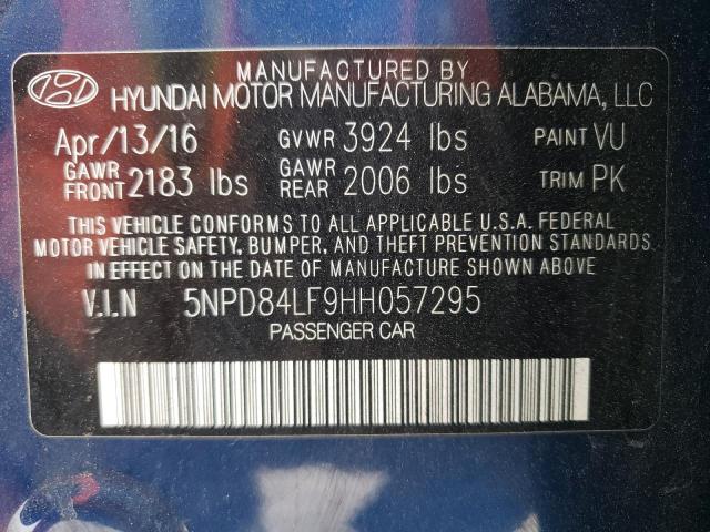 Photo 11 VIN: 5NPD84LF9HH057295 - HYUNDAI ELANTRA 