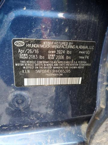 Photo 11 VIN: 5NPD84LF9HH065395 - HYUNDAI ELANTRA 