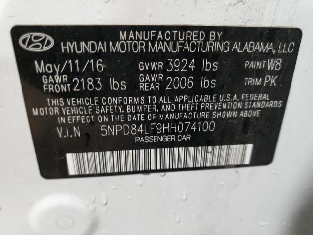 Photo 12 VIN: 5NPD84LF9HH074100 - HYUNDAI ELANTRA 