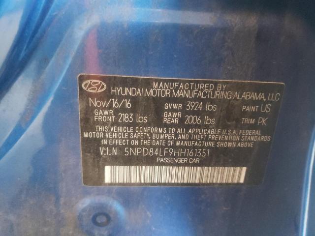 Photo 9 VIN: 5NPD84LF9HH161351 - HYUNDAI ELANTRA SE 