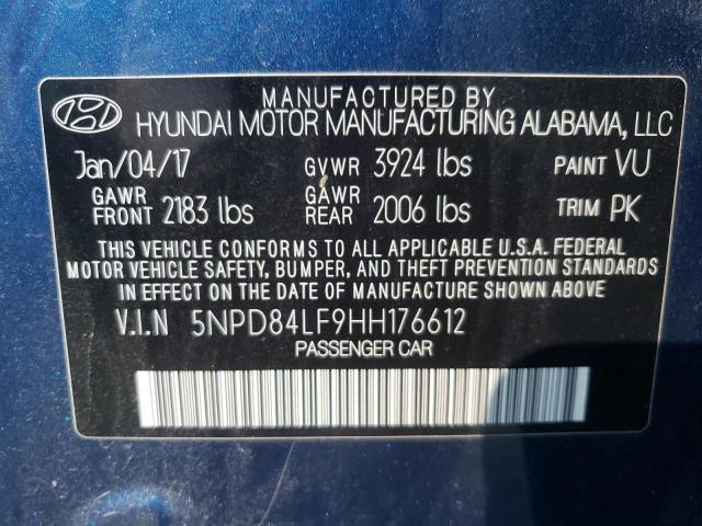 Photo 11 VIN: 5NPD84LF9HH176612 - HYUNDAI ELANTRA SE 