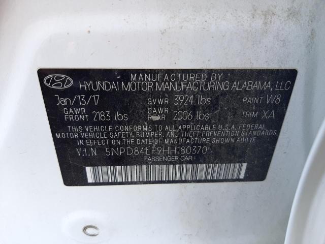 Photo 9 VIN: 5NPD84LF9HH180370 - HYUNDAI ELANTRA SE 