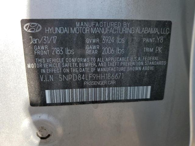 Photo 11 VIN: 5NPD84LF9HH186671 - HYUNDAI ELANTRA SE 