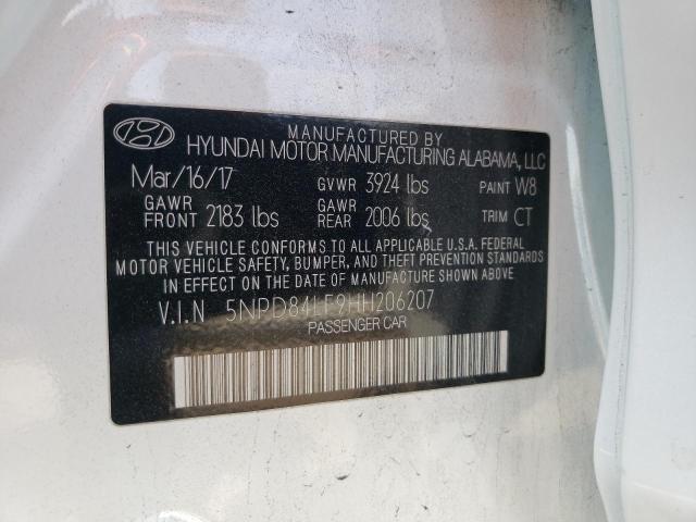 Photo 11 VIN: 5NPD84LF9HH206207 - HYUNDAI ELANTRA SE 