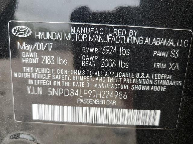 Photo 12 VIN: 5NPD84LF9JH224986 - HYUNDAI ELANTRA SE 