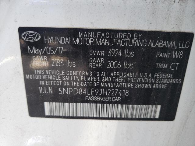 Photo 9 VIN: 5NPD84LF9JH227418 - HYUNDAI ELANTRA SE 