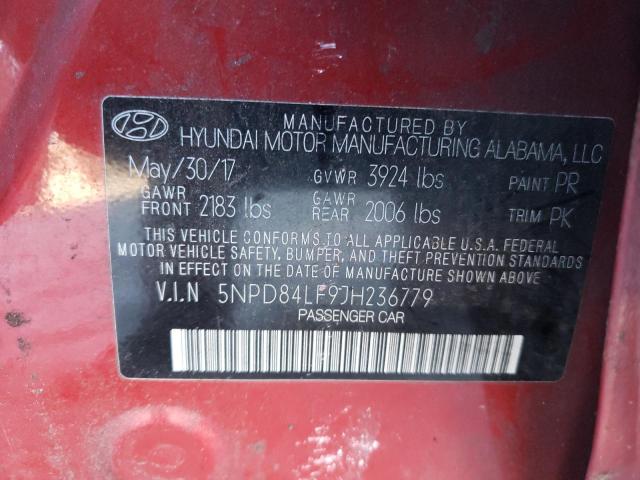 Photo 11 VIN: 5NPD84LF9JH236779 - HYUNDAI ELANTRA 