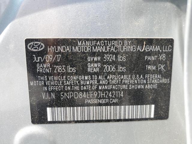 Photo 12 VIN: 5NPD84LF9JH242114 - HYUNDAI ELANTRA SE 