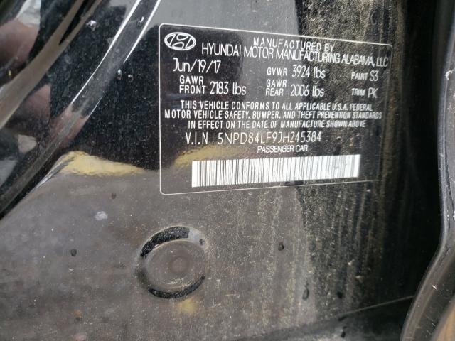 Photo 9 VIN: 5NPD84LF9JH245384 - HYUNDAI ELANTRA SE 