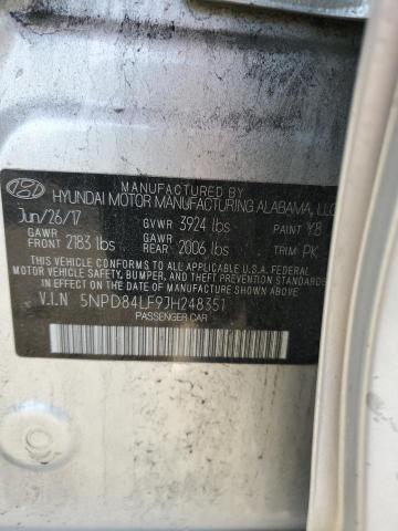 Photo 12 VIN: 5NPD84LF9JH248351 - HYUNDAI ELANTRA 