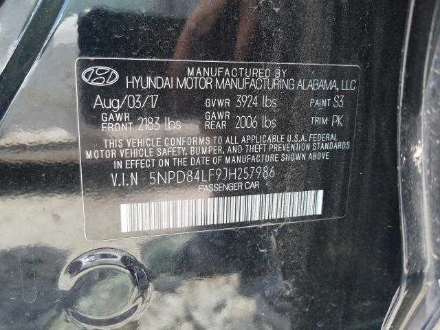 Photo 9 VIN: 5NPD84LF9JH257986 - HYUNDAI ELANTRA SE 