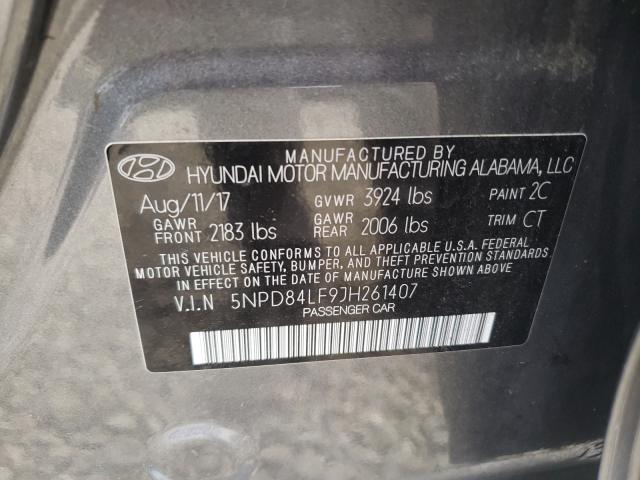 Photo 9 VIN: 5NPD84LF9JH261407 - HYUNDAI ELANTRA SE 