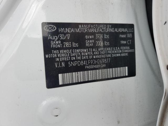 Photo 11 VIN: 5NPD84LF9JH269877 - HYUNDAI ELANTRA SE 