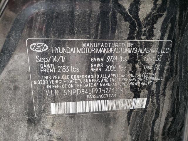 Photo 11 VIN: 5NPD84LF9JH274304 - HYUNDAI ELANTRA 