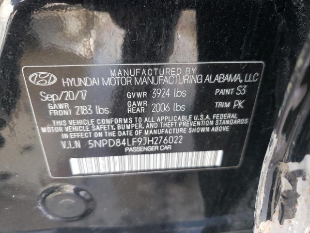 Photo 9 VIN: 5NPD84LF9JH276022 - HYUNDAI ELANTRA SE 