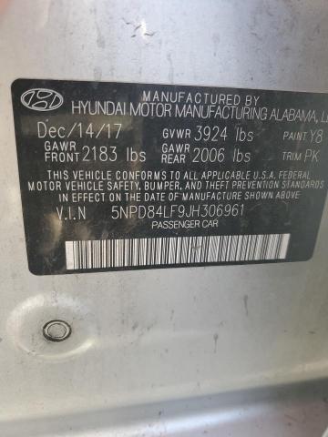 Photo 11 VIN: 5NPD84LF9JH306961 - HYUNDAI ELANTRA SE 