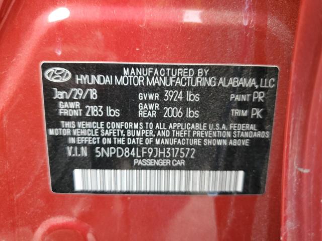 Photo 11 VIN: 5NPD84LF9JH317572 - HYUNDAI ELANTRA 