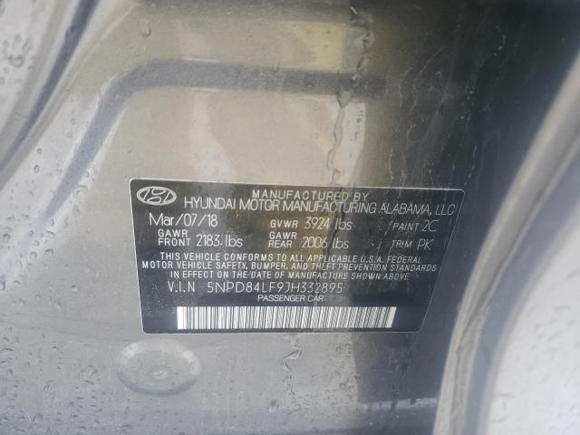 Photo 12 VIN: 5NPD84LF9JH332895 - HYUNDAI ELANTRA SE 