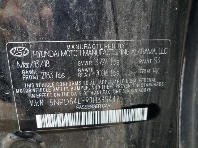 Photo 9 VIN: 5NPD84LF9JH335442 - HYUNDAI ELANTRA SE 