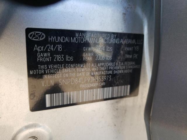 Photo 12 VIN: 5NPD84LF9JH353973 - HYUNDAI ELANTRA 